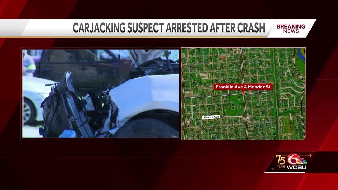 Carjacking suspect arrested after chase in Holly Grove - YouTube