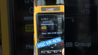 QSO on the VGC VR-N76 📡📻 #APRS #handheldradio #hamradio #VGC