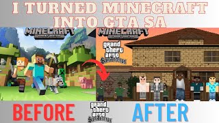 Gta San Andreas Mod For Minecraft Pe 🔥|In Hindi|#gta5minecraft #minecraft screenshot 1