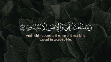 ماتيسر ن سورة الذاريات بصوت القارئ عبد العزيز يحيى