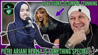 PUTRI ARIANI Singing TAYLOR SWIFTS Love Story Is Simply BEAUTIFUL [ Reaction ] | UK 🇬🇧 Resimi