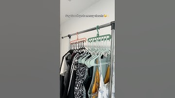 🌟LINK IN BIO🌟✨Say goodbye to clutter and hello to a tidy wardrobe!🥳 #homedecor #clothes #dresses