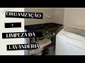 Limpando e Organizando a Lavandeira | Área de serviço