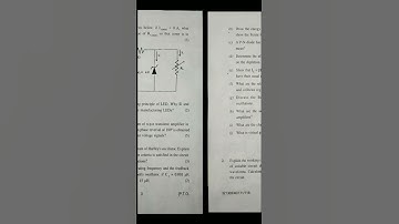 Bsc physics hons 2nd year question Papers| Analog systems & applications | Ymca university  #shorts