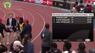 HIGH SCHOOL BOYS 4 x 100M FINAL PENN RELAYS 2024