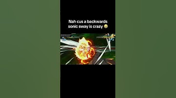 Backwards Sonic Sway go crazy😭 (Dragon Ball Sparking Zero) #dragonball