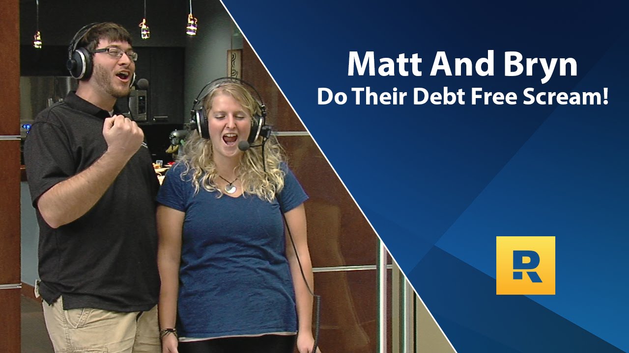 Matt And Bryn Do Their Debt Free Scream! Matt And Bryn Do Their Debt Free Scream!
