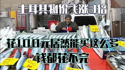 物价狂涨3倍，居然100元在土耳其市场买了这么多！花不完还做慈善 - 天天要闻