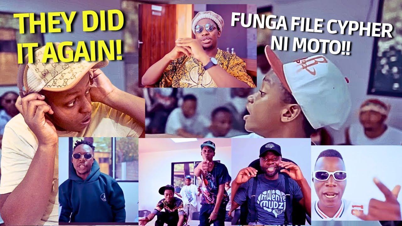 FUNGA FILE CYPHER -Kaa La Moto ,Simba Zee, Black Mtengwa, Emkay64, Tricks Hr Regan Dandy | REACTION!
