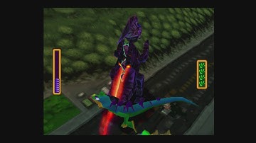 Gex 3D: Enter the Gecko - PS1 - #39 - Boss - Gexzilla vs. Mecharez (Blind)