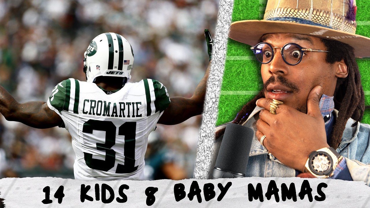 Antonio Cromartie has 14 kids and 8 baby mamas... Cam Newton breaks it down