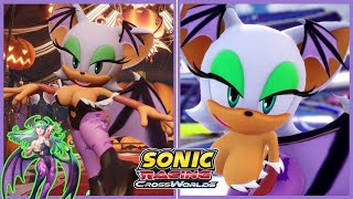 Rouge Looks Great In Morrigans Outfit - Sonic Racing Crossworlds 4K