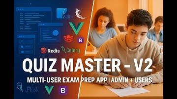 Quiz Master -: a Multi-User Exam App | MAD2 Project #mad2 #QuizMaster #Flask #VueJS