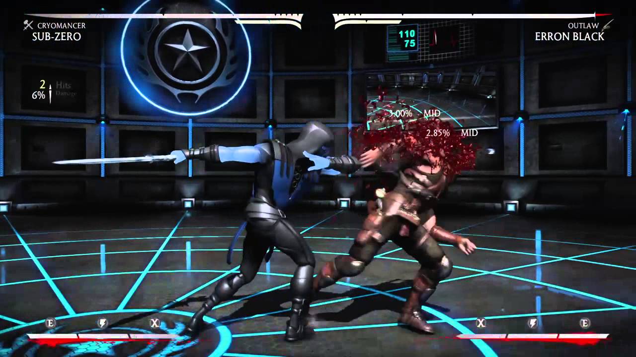 Mortal Kombat X_ sub zero combo 30% meterless