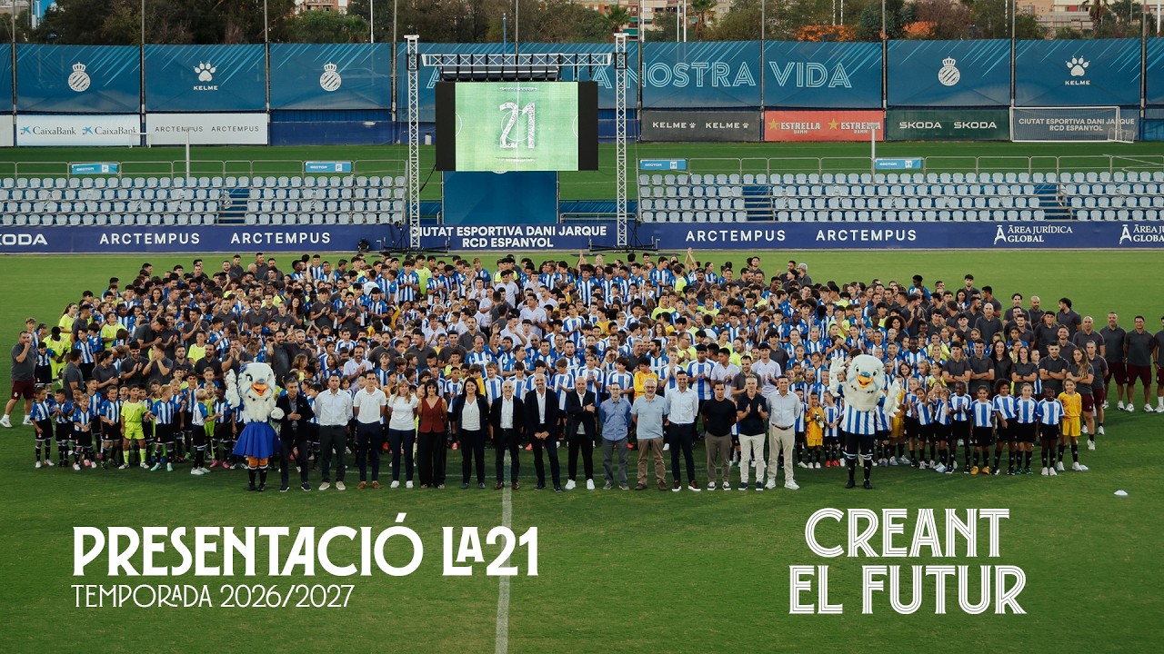 📹 Així va ser la presentació de #La21! Per molts més anys creant el futur 🤍💙