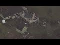 Damage from likely tornado in Conyers, Georgia | Raw chopper video