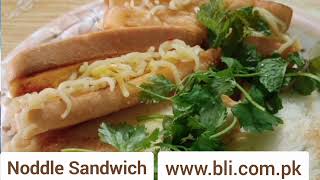 Noddles Sandwich Recipe home made