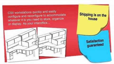 CSII Modular Workstations: Typical #1 - ofconcepts.com