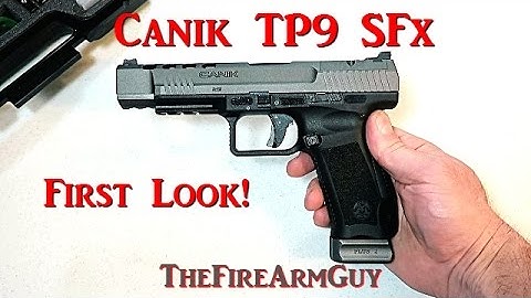 FIRST LOOK - Canik TP9 SFx 9mm Competition Pistol - TheFireArmGuy