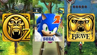 Temple Run Oz Vs Sonic Dash 2 Sonic Boom Vs Temple Run Brave screenshot 4