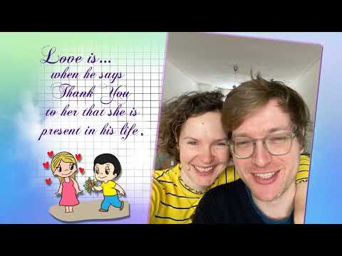 История любви Марка и Кати на английском. The love story of Mark and Katya.