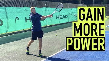 Generate More Power On Your Forehand | Tennis Coaching Tips