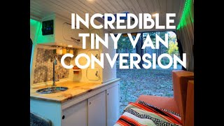 Incredible Tiny Van Conversion: Full Time Lapse Video