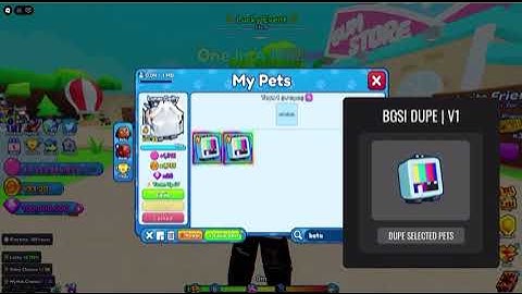 how to dupe pets in bgsi (Bubble gum simulator infinity)