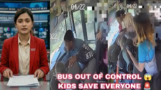 Hero Students Stop Runaway School Bus After Driver Passes Out | Real Life Heroes