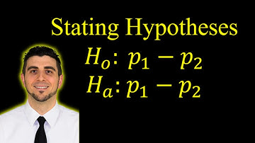 Significance Tests for a Difference in Population Proportions | How to State Hypotheses