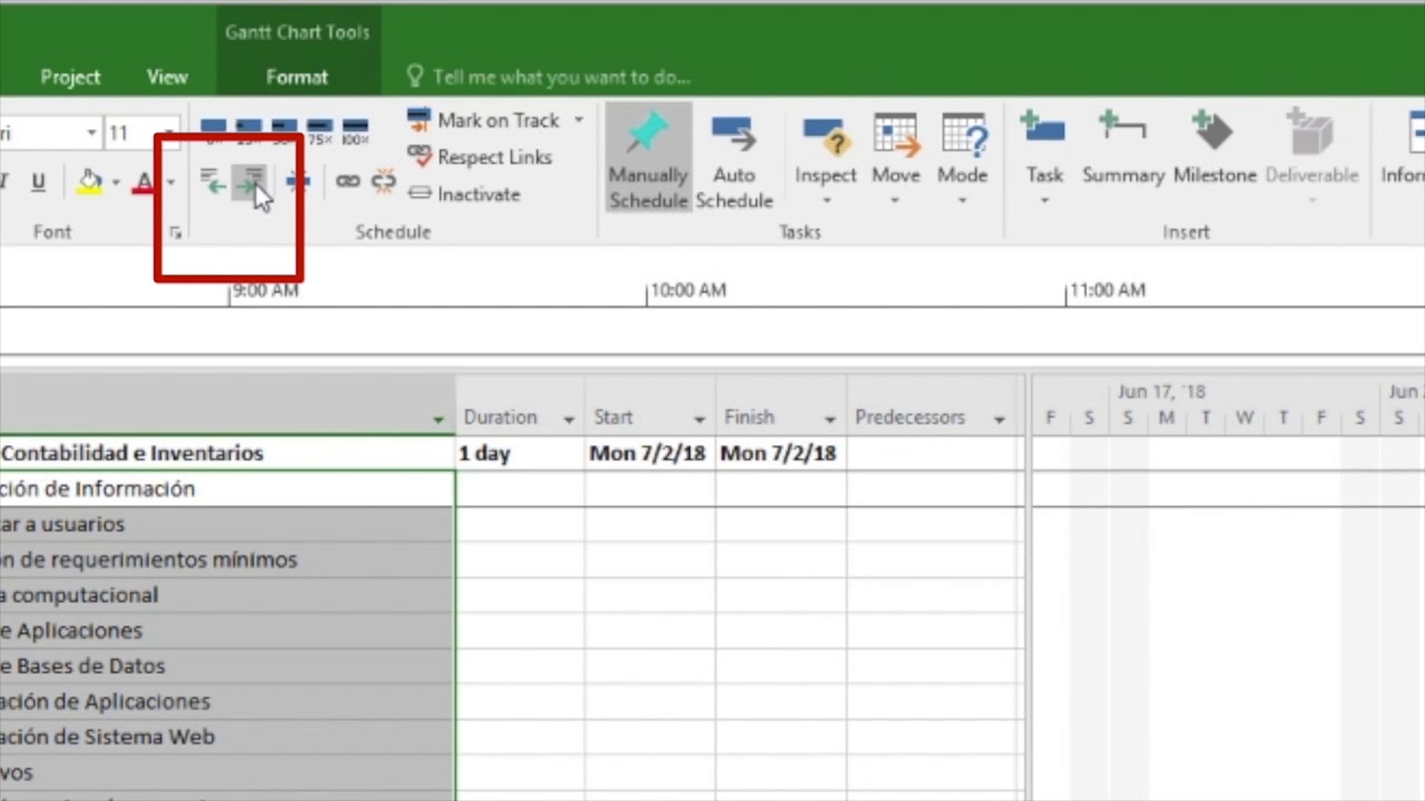 Tutorial MS Project - YouTube