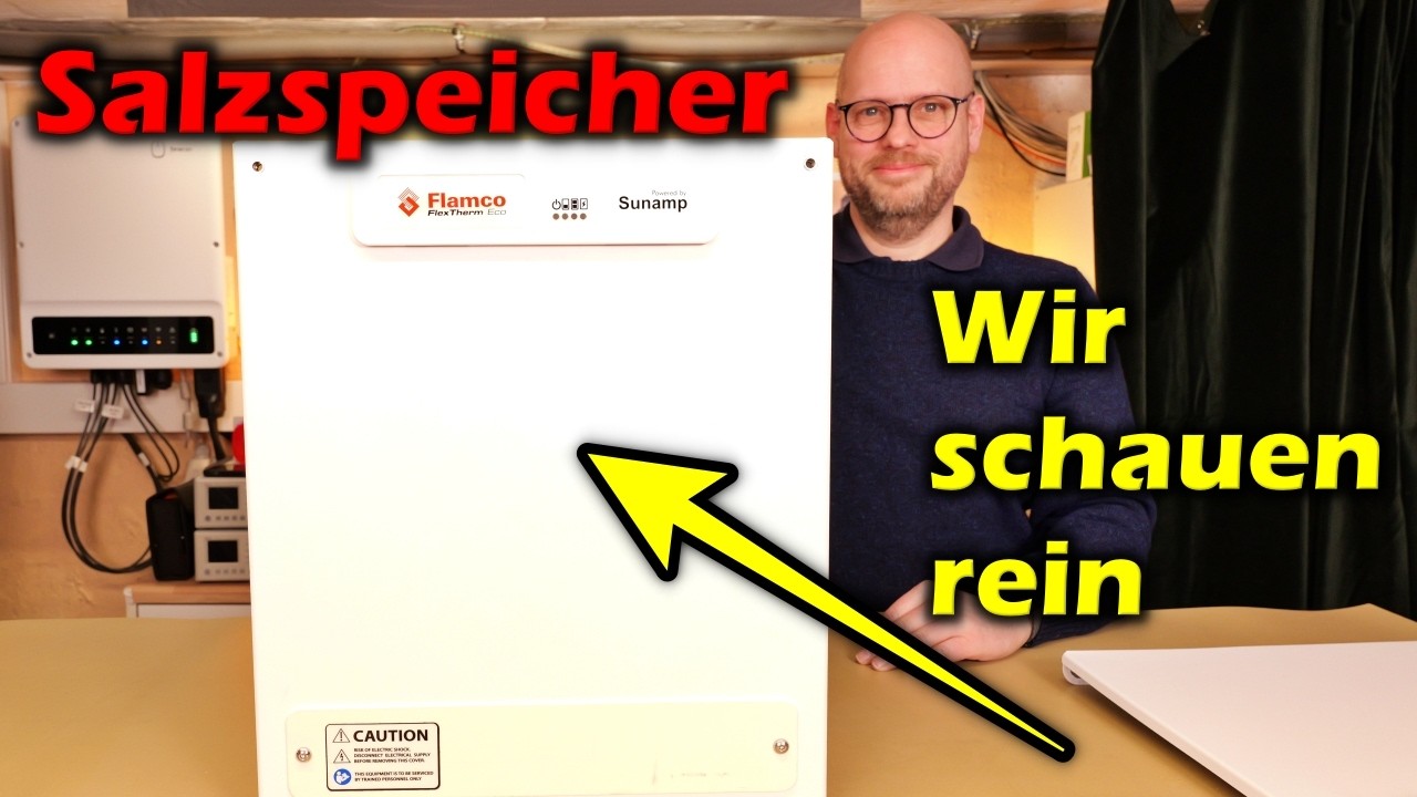 Salzspeicher für PV Überschuss und als Heizstabersatz. Flamco Sunamp wir schauen rein!