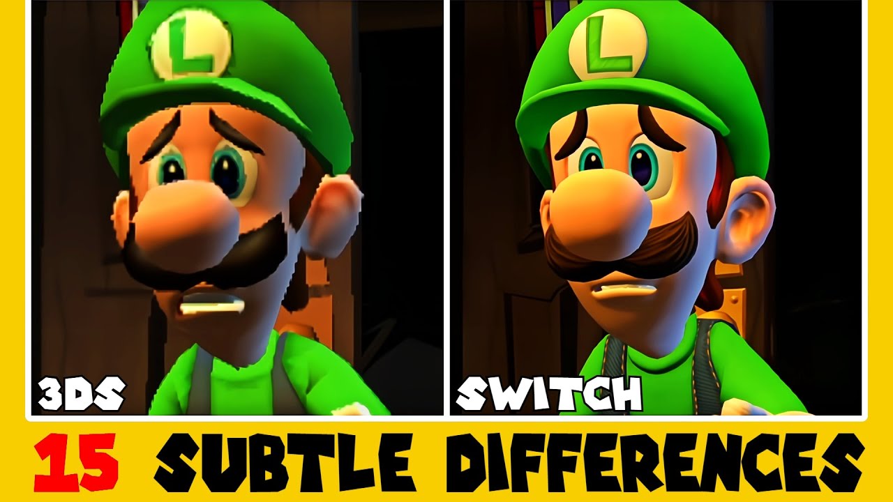 15 Subtle Differences between Luigi's Mansion 2 HD and the original - Part 1