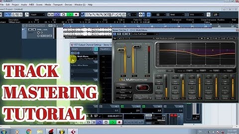 New Track Full Mastering Video With Waves Plugins In Cubase 5 - Track Ki Mastering Kaise Kare
