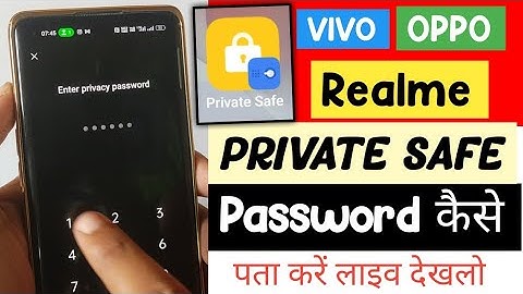 Private Safe Password Pata Kaise Kare ? OPPO | Realme | Vivo || Privacy Password