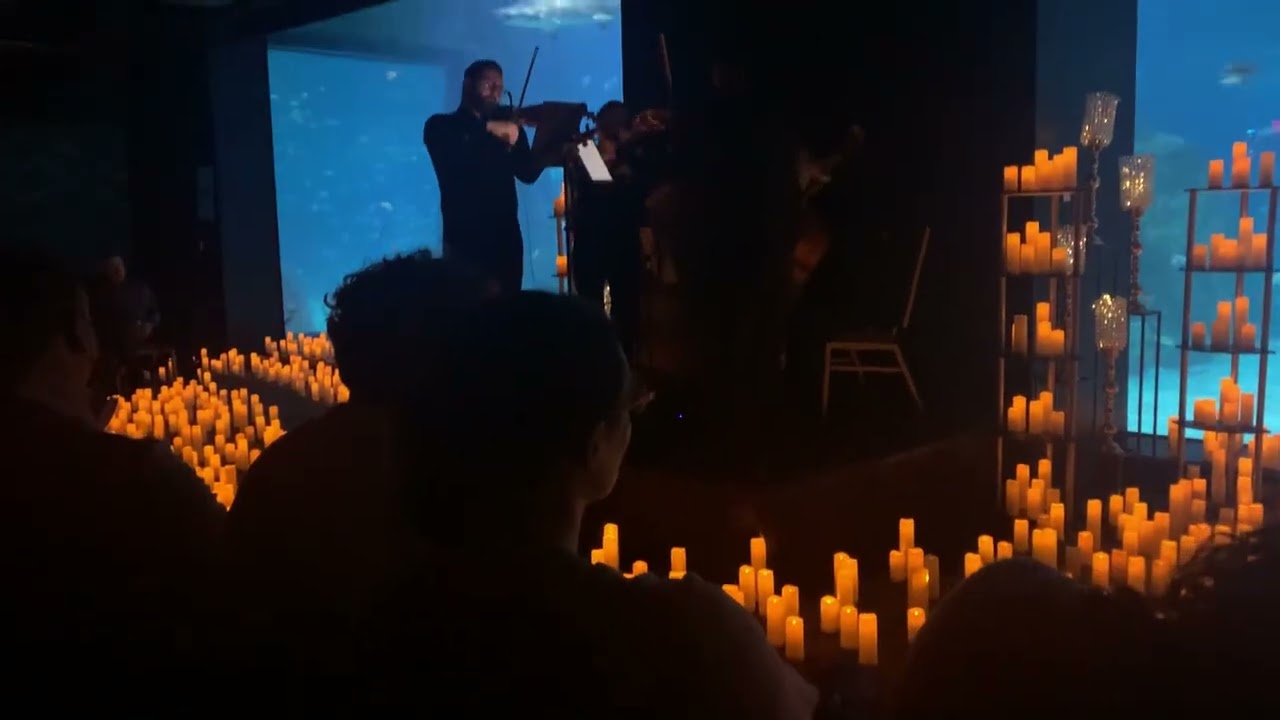 Tale as old as time (Beauty and the Beast) by candlelight and quartet @ Camden NJ Aquarium