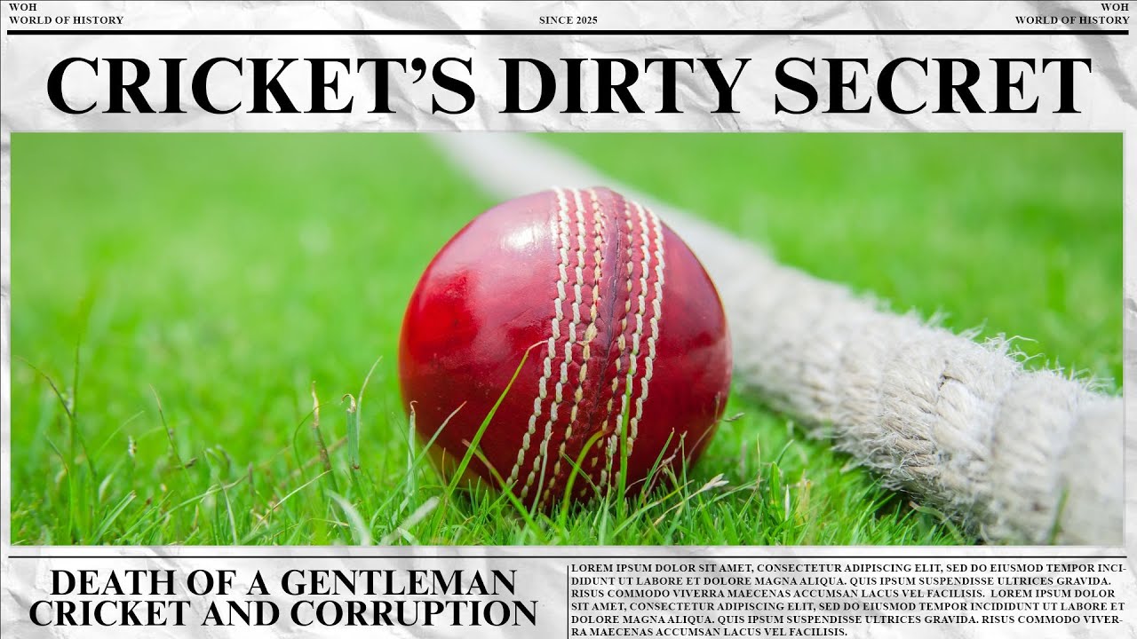 Death of a Gentleman Cricket, Corruption and Scandal | Power, Money & the Fall of Test Match Glory