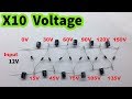 X10  Voltage Multiplier use capacitor