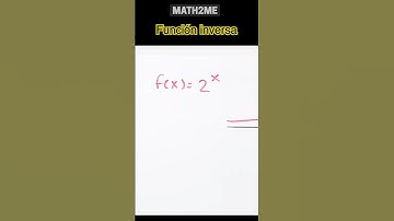 Función inversa de una exponencial