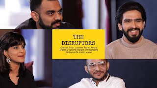 Rajeev Masand interview with The Disruptors: Amaal Mallik, Tanishk Bagchi, Jasleen Royal & DJ Chetas