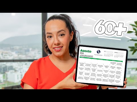 🗓️ Calendario AGOSTO 2025: Ejercicios para Adultos Mayores | Mariana Quevedo