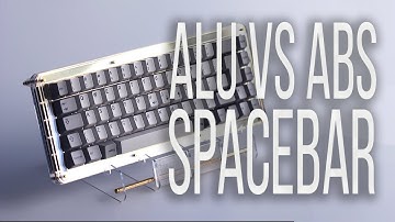 [Typing test] ABS vs ALU spacebar w/ Cream switches - QUASI by Qlavier