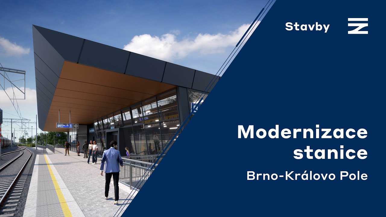 ✨ Modernizace stanice Brno-Královo Pole