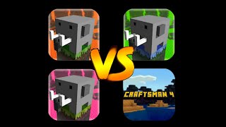 Craftsman 1 VS Craftsman 2 VS Craftsman 3 VS Craftsman 4 (Game Comparison)