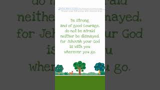 Be Strong and of Good Courage - Children's Christian Songs, TheBibleTellsMeSo.com