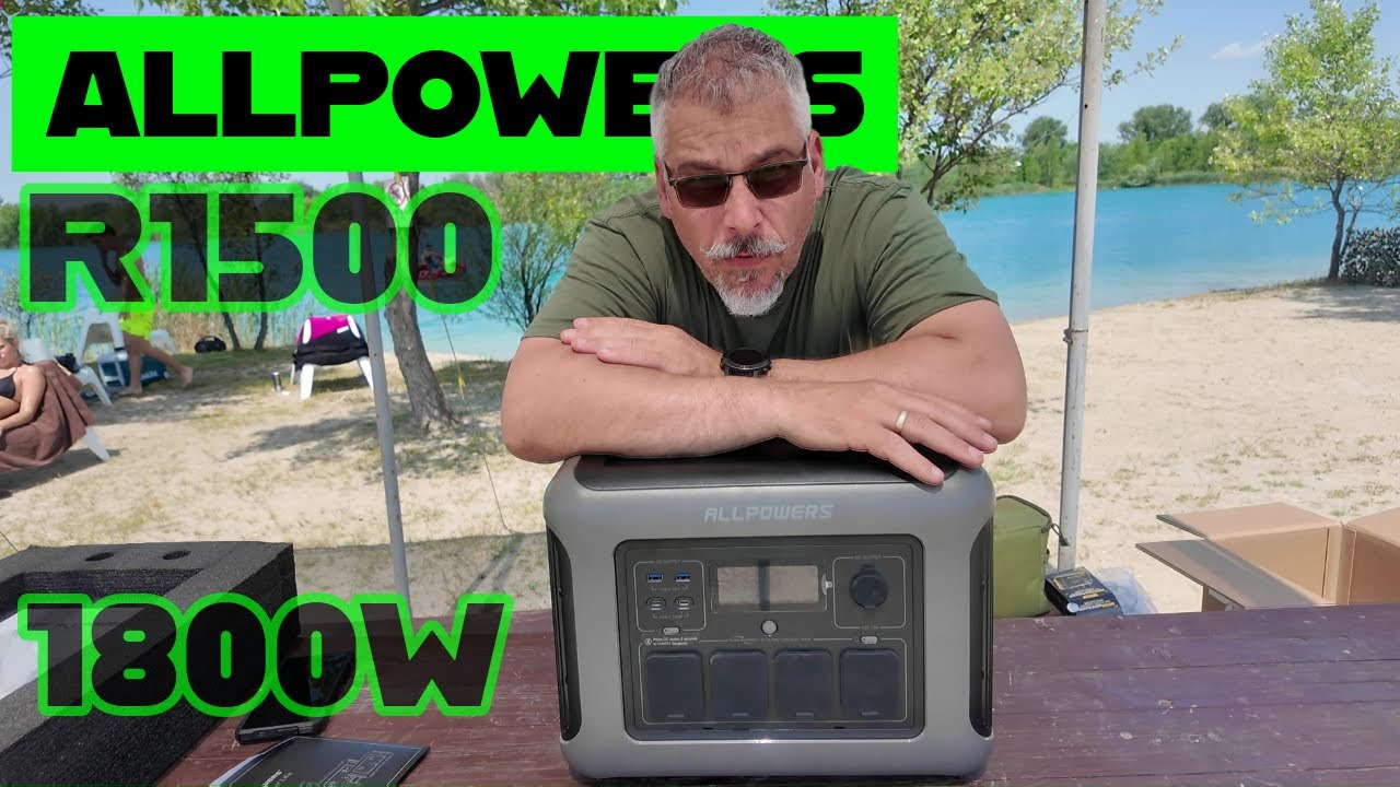 Allpowers R1500 Power Station TESZT: Ebéd Air Fryerrel a Kempingben! @ALLPOWERS