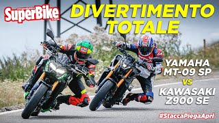 GIAPPONESI AFFILATE! ⚔️ Kawasaki Z900 SE vs Yamaha MT-09 SP