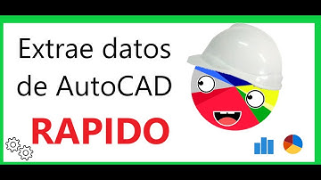 Extraer datos de AutoCAD RAPIDO a Excel y controla la obra