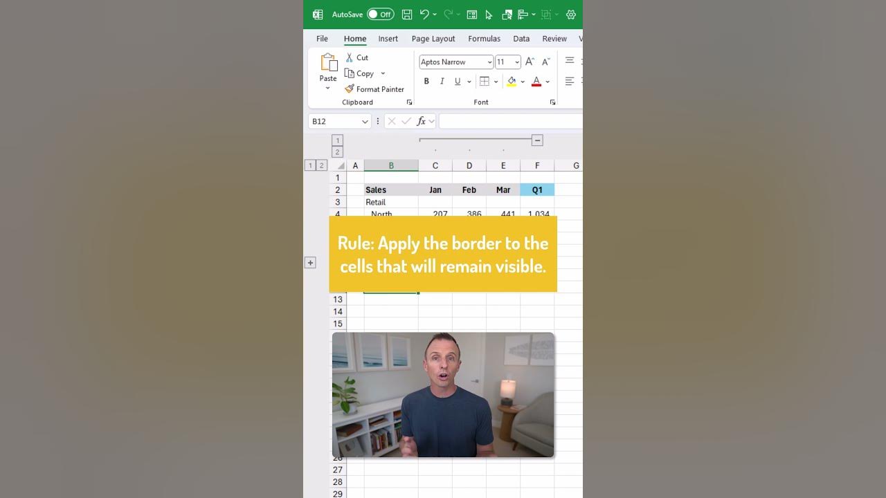Why do cell borders disappear in excel disappearing borders in excel