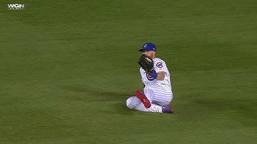 CIN@CHC: Happ makes a smooth sliding catch